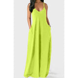 Mauve Dress Bridesmaid Women's Solid Color Sexy Deep V Strap Dress