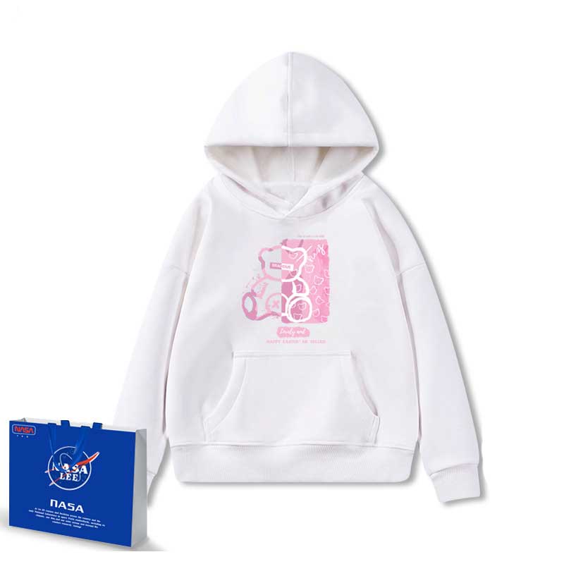 NASA Children Hoodie NASA Joint Hooded Sweater Women's Thickened