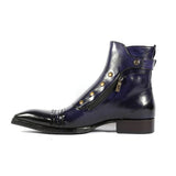 Western Shoes Retro Men's Short Boots Oversized