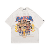 Y2g Shirts for Boys Blackair Creative Fun Hip Hop Rapper Foam Printed