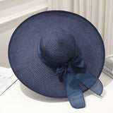 Big Hats Straw Hat Summer Beach Hat Sun Hat Sun Protection Women's Sun Hat
