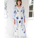 Beth Dutton Bohemian Dress Winter Autumn Midi Dresses Tassel Decorative Vintage Dress