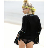 Beth Dutton Bohemian Dress Summer Spring Midi Dress Embroidered Flower Vacation