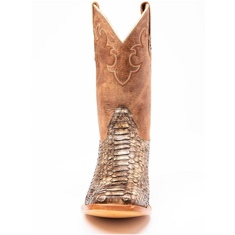 Python Boots Men's Vintage Knight Boots Snake Embroidery Dr. Martens Boots