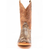 Python Boots Men's Vintage Knight Boots Snake Embroidery Dr. Martens Boots