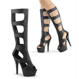 Platform Heels for Women 15cm Hollow High Heel Platform Boots