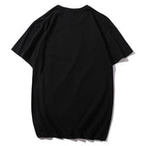 Man T Shirt Cartoon Anime Spot Youth Casual Black Bottoming Shirt