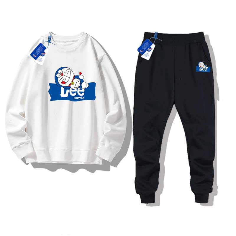 Nasa Children Sweatshirt & Pant Set Children'S Sweater Spring And Autumn Suit Sports Doraemon