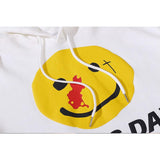 Vlone Hoodie Personalized Letter Hooded Plus Size Retro Sports Sweatshirt