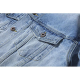 Off White Arrow Denim Jacket Jean Coat Off Ow White Graffiti Rendering Arrow Distressed Locomotive Men And Women Denim Jacket Coat Owt