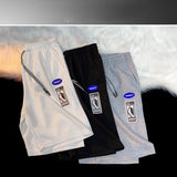 Men White Shorts Men's Summer Loose Leisure Sports
