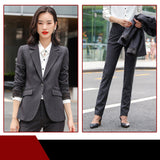 Interview Suit Women Autumn and Winter Fashion Suit Work Clothes