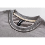 Crew Neck Sweatshirts for Men Men's Autumn Sweater Personalized Beaded Letter Embroidered Top Men's