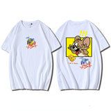 Tom And Jerry T Shirt Cat And Mouse Print