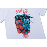 Vlone T Shirt Printed High Street Loose Hip Hop Back Large V Short Sleeve T-Shirt