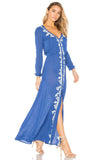 Beth Dutton Bohemian Dress Spring V-neck Sexy Long Dress