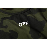 Off White T Shirt Short Sleeve Cotton Round Neck Men And Women Cotton Tshirt Owt