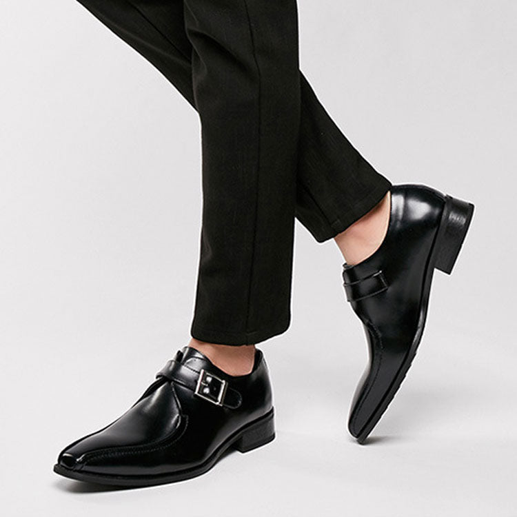 Men's Dress Shoes Classic Leather Oxfords Casual Cushioned Loafer Cross-Border Men's Shoes