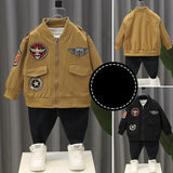 Toddler Boys Jackets Jacket Spring Autumn Baseball Uniform