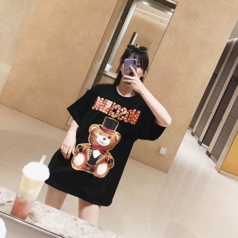 Moschino T Shirt Bear T-Shirt Plus Size Couple