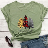 Merry and Bright Sweatshirts Christmas Printed T-shirt