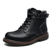 Men's Boots Work Boot Men Casual Hiking Boots Winter Men's Fleece-Lined Dr. Martens Boots Casual Fashion Men's Shoes