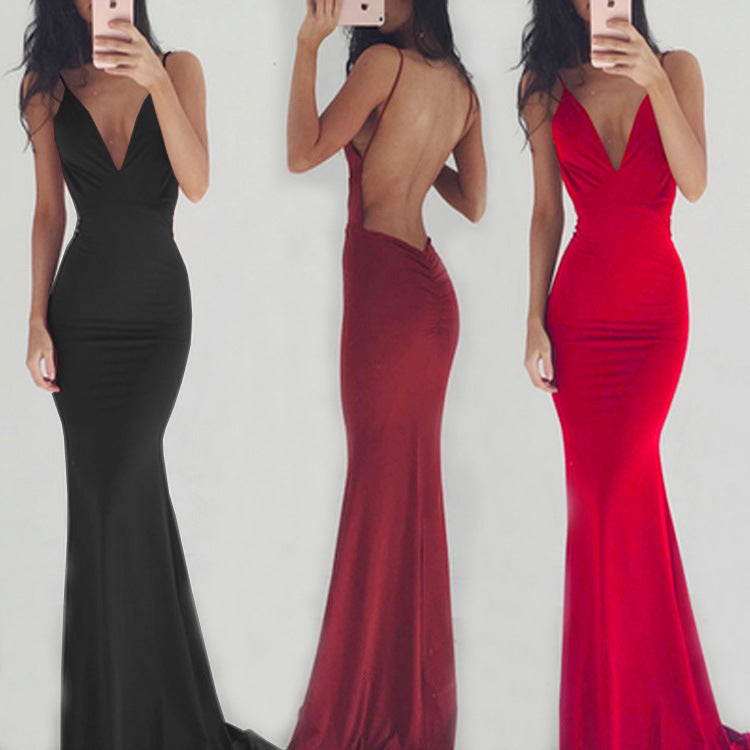 Burgundy Evening Dresses for Weddings Summer Sexy Red Evening Dress Formal Dress