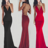 Burgundy Evening Dresses for Weddings Summer Sexy Red Evening Dress Formal Dress