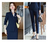 Interview Suit Women Goddess Long Sleeve Suit Suit Women's Autumn and Winter Overalls