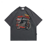 Y2g Shirts for Boys Spring and Summer Retro Short Sleeve Men's Neutral