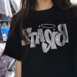 Vintage Y2g Shirts T-shirt Short Sleeve Printed Loose Style Women