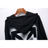 Off White Hoodie With Arrow Print Arrow Hooded Ow Hoodie Sweatpants Plus Size Retro Sports Owt