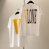 Vlone T Shirt Short-Sleeved Men'S T-Shirt Women'S Loose Large Size