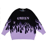 Man Fall Outfits Crew Neck Pullover Sweater Men's Loose Jacket