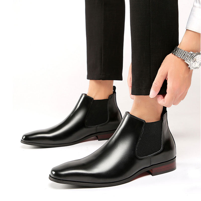 Men's Dress Shoes Classic Leather Oxfords Casual Cushioned Loafer Fall Winter Men Business