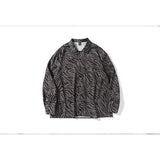 Man Fall Outfits Leopard Print Long Sleeve Shirt Men's Hip-Hop Fashionable Brand Loose Couple Casual Shirt