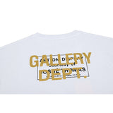 Gallery Dept T Shitrs round Neck Short Sleeve Color Graffiti Loose