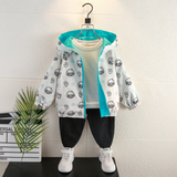 Toddler Boys Jackets Boys' Coat Spring and Autumn Hooded Jacket