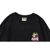 Bathing Ape T Shirt Summer Men's and Women's Short-Sleeved Top