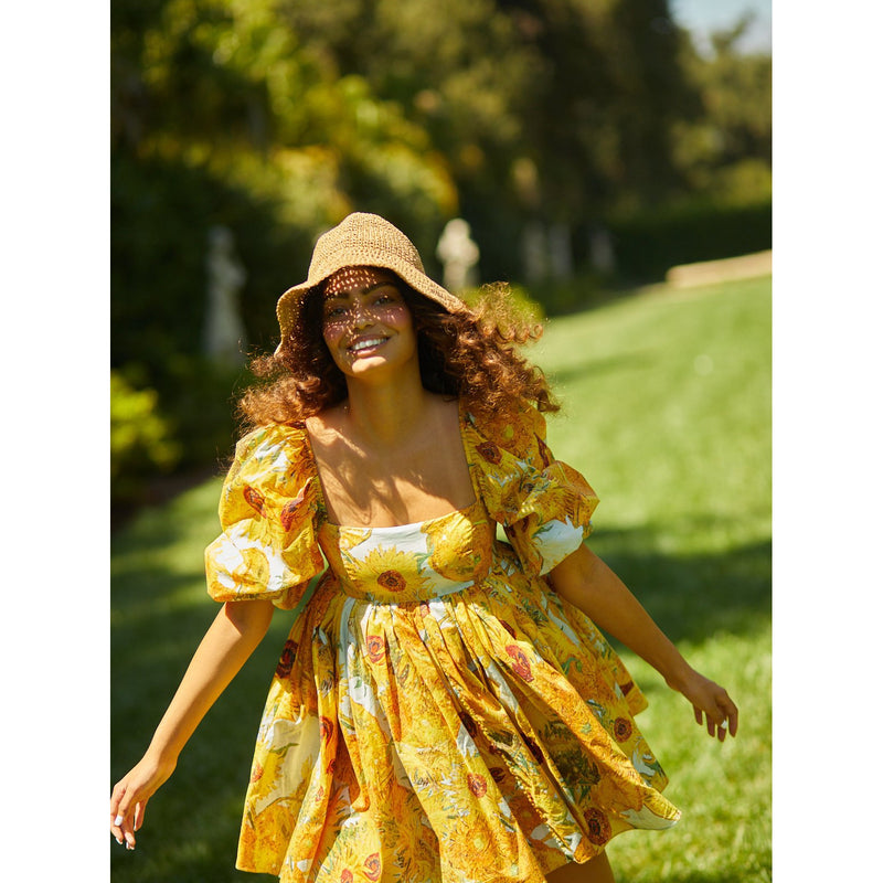 Coachella Music Festival Outfits Short Sleeve Women's Dress Backless Princess Dress