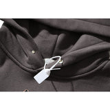Kanye West Sunday Service Hoodie Autumn And Winter Rep Eagle Dog Printed Hoodie Fleece Lined