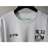 Off White T Shirt Summer Printed Casual Able Short Sleeve Tshirt Owt
