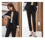 Interview Suit Women Autumn Women's Long Sleeve Two-Piece Set