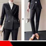 Interview Suit Women Black Suit Female Spring and Autumn Coat