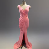 Mauve Dress Bridesmaid 1533# Banquet Evening Dress for Women Dinner Party