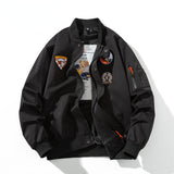 Varsity Jacket Loose Flight Suit