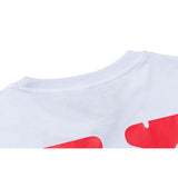 Vlone T Shirt Printed High Street Loose Hip Hop Back Large V Short Sleeve T-Shirt