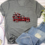 Valentine 'S Day T Shirts Couples T-shirt Casual Fashionable Short Sleeve