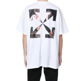 Off White T Shirt Short Sleeve Large Size Men'S Sports And Leisure Owt