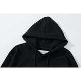 Off White Off Ow White Hooded Sweater Men And Women Couple Terry Thin Bottoming Shirt Coat Owt